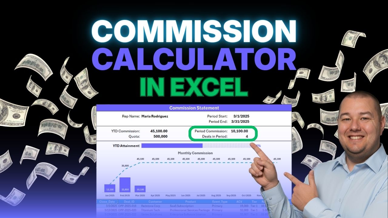 How to Build a Commission Calculator in Excel (Free Template)