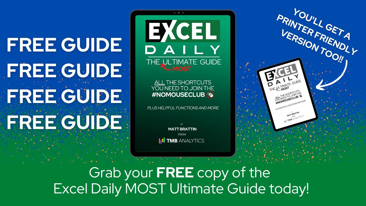 The Excel Daily Most Ultimate Guide
